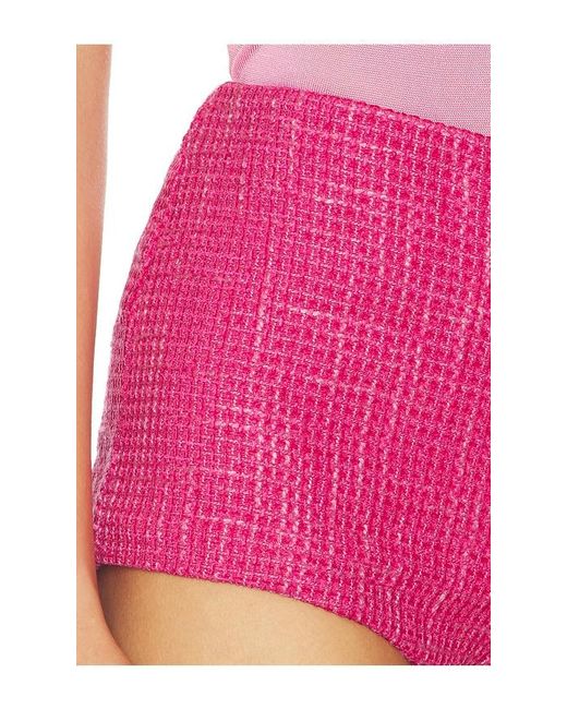 Milkwhite Pink Tweed Shorts