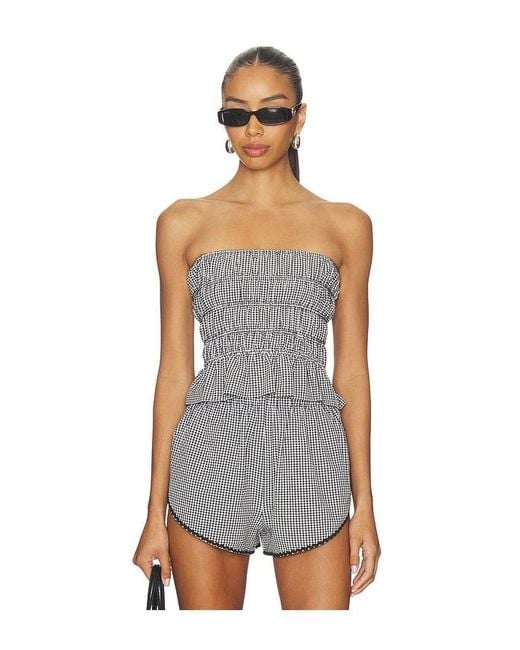 Solid & Striped Black The Delilah Top