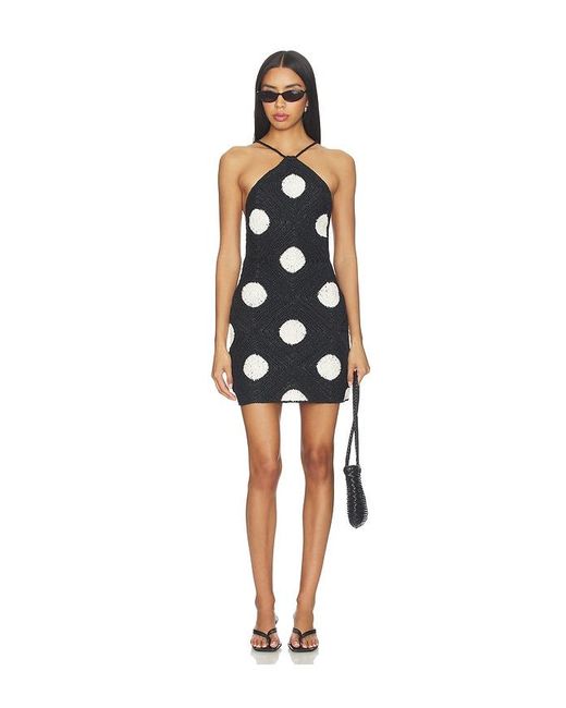 Simon Miller Black Kit Crochet Mini Dress
