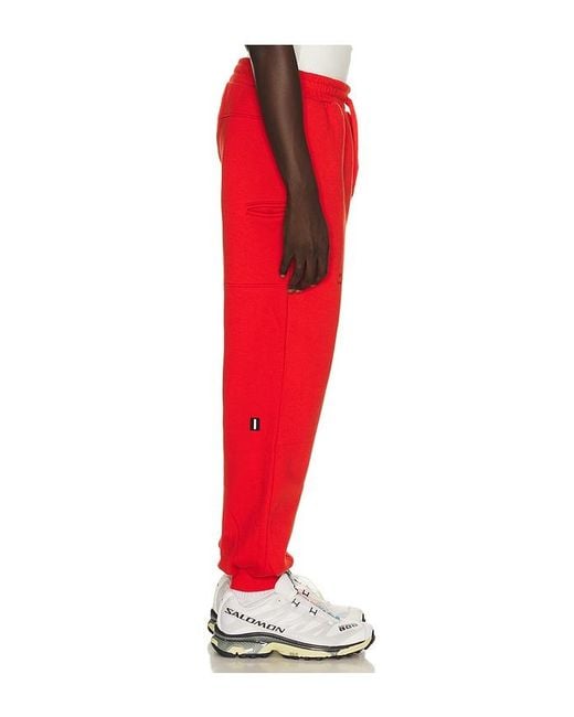 White/space Red Travel Pants for men