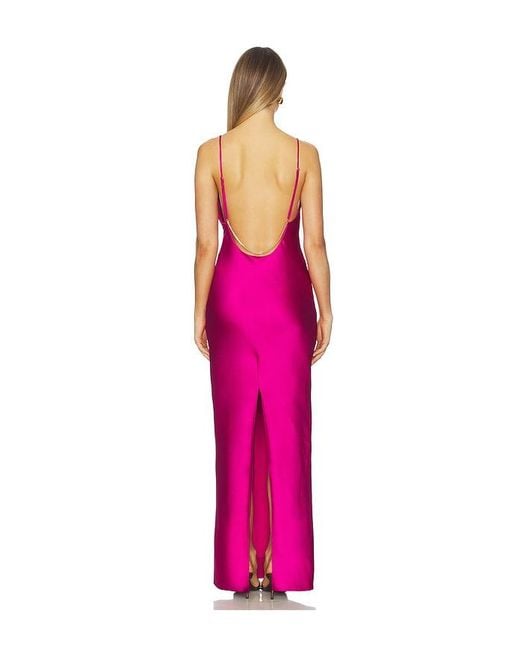 Nookie Pink Valerie Drape Gown