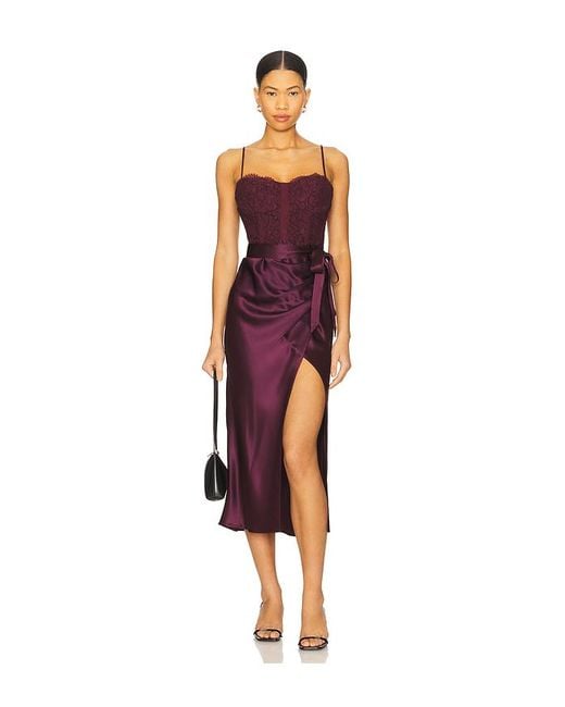 Cami NYC Red Tricia Corset Dress