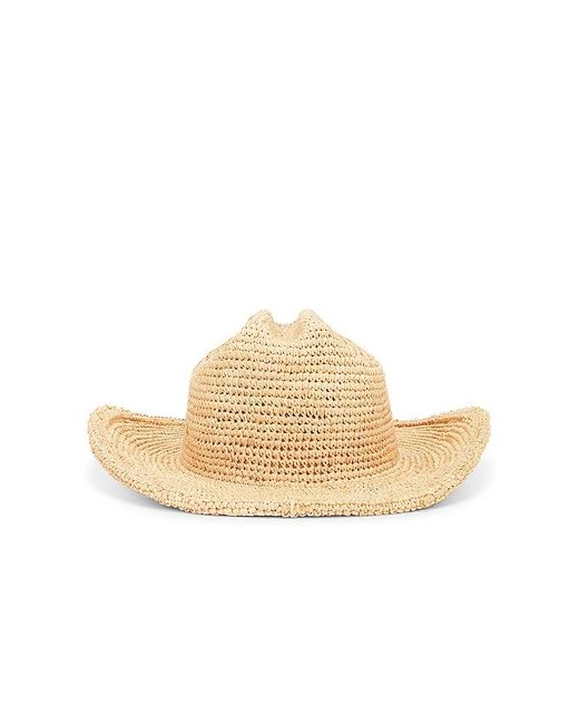 Lack of Color Blue Raffia Cowboy Hat