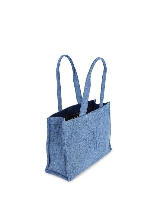 Anine Bing Blue Lara Tote Bag