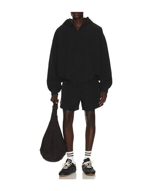 Fear Of God Black Full Zip Hooded Anorak for men