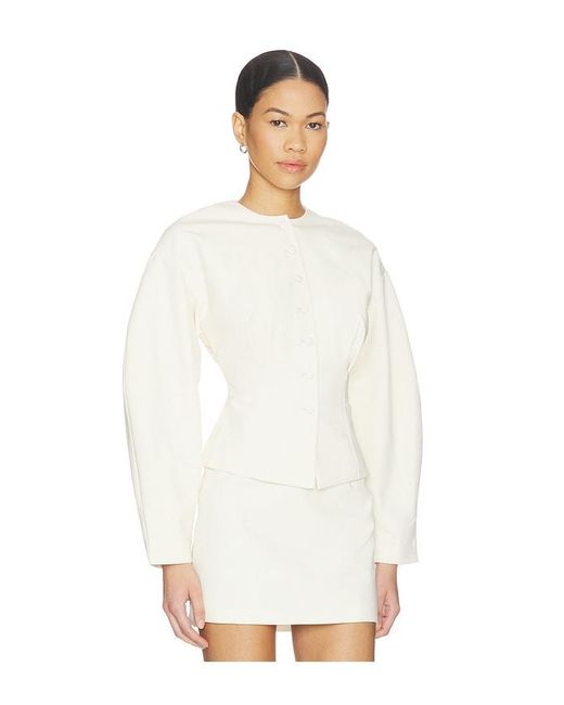 ALL THE WAYS White Mamie Blazer