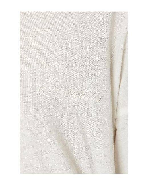 Fear Of God White Classic Fit Hooded Tee