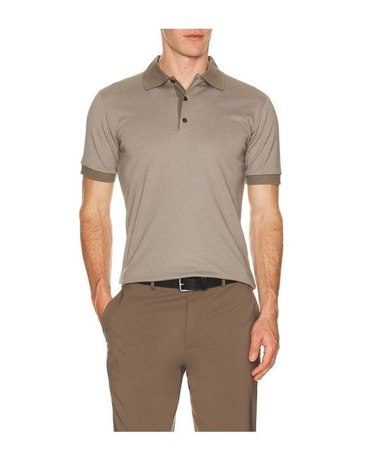 Theory Multicolor Mod Jacquard Geo Polo for men