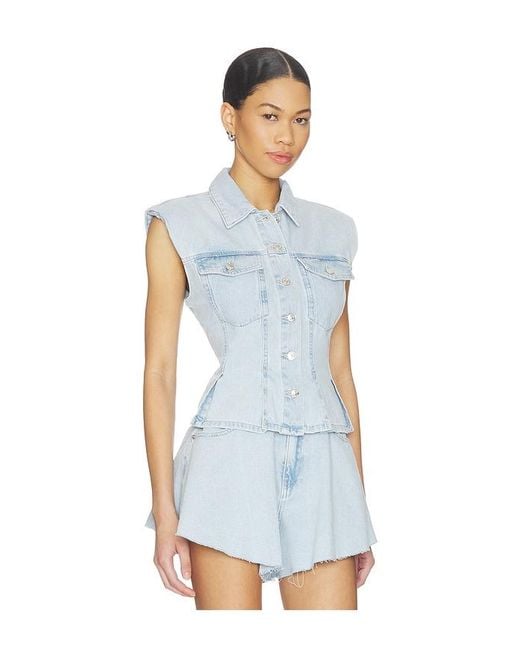 Steve Madden White Cassady Top