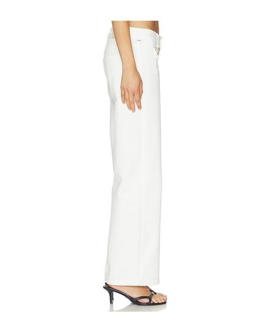 Citizens of Humanity White Nora Patch Pocket Trouser Jeans
