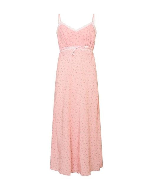 LoveShackFancy Pink Tween Esmaril Dress