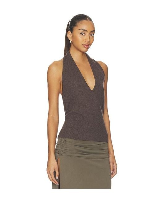 St. Agni Multicolor Fine Merino Halter Top