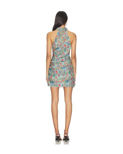 Amanda Uprichard Blue Chantel Dress