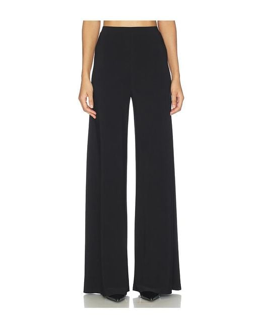 Norma Kamali Black X Lifestyle Bias Pant