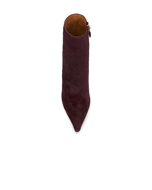 Lola Cruz Brown Pony Hair Ankle Bootie