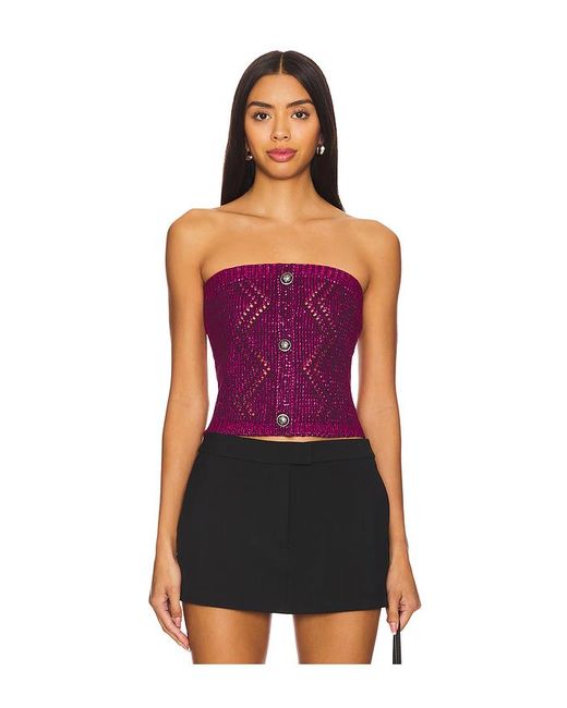 Steve Madden Red Nadira Sweater Top