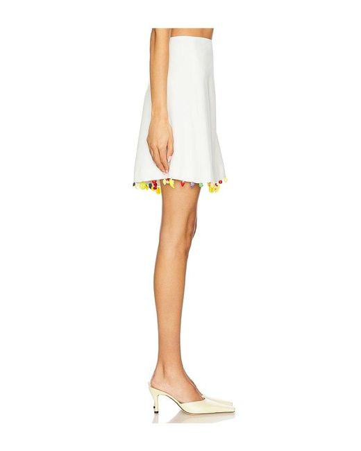 Tyler McGillivary White Mira Skirt