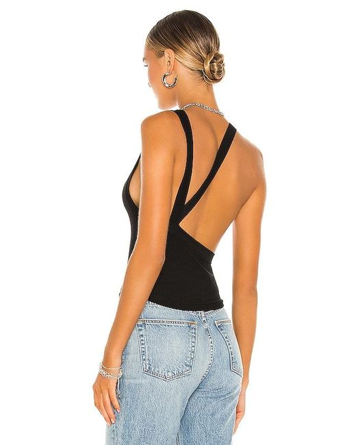 The Line By K Black Ximeno Tank for men