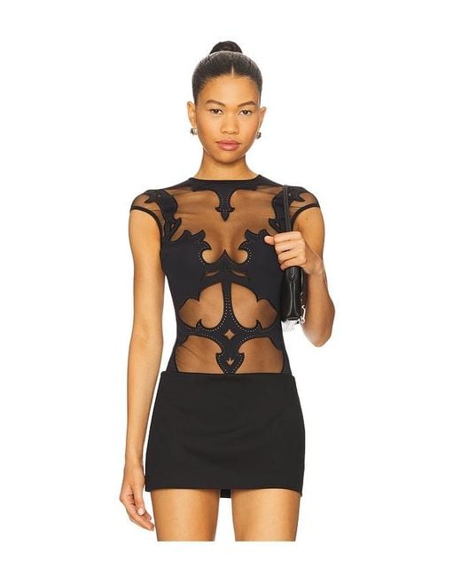 Thistle & Spire Black Outlaw Bodysuit
