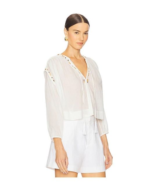 A.L.C. White Jodie Top