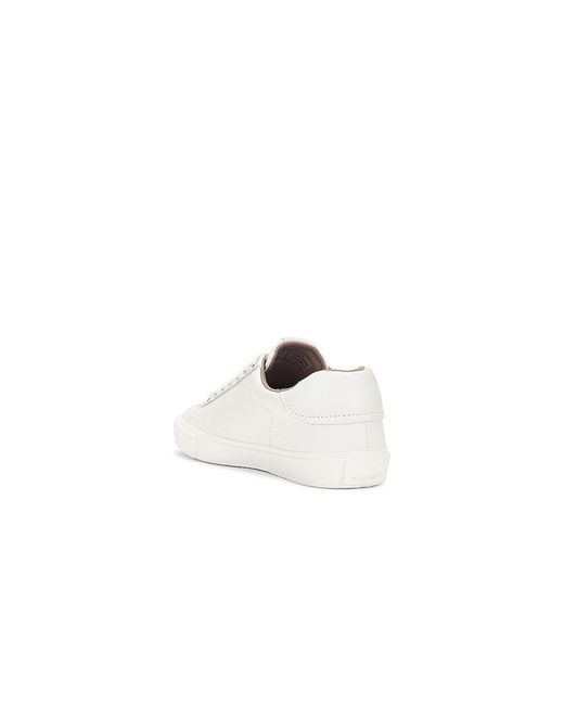 AllSaints White Underground Leather Low Top for men
