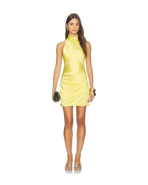 Amanda Uprichard Yellow Chantel Dress