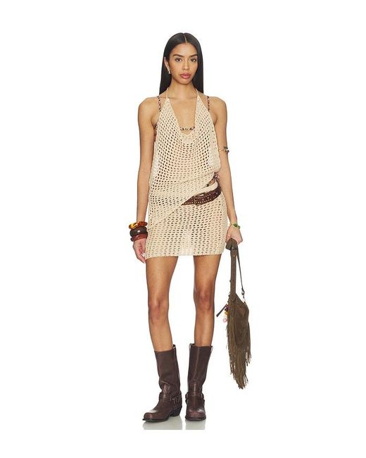 superdown Natural Braelyn Knit Skirt Set