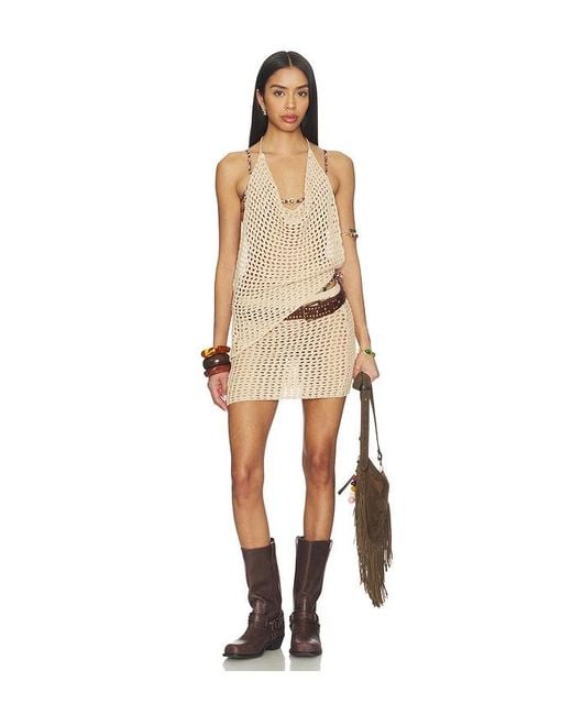 superdown Natural Braelyn Knit Skirt Set