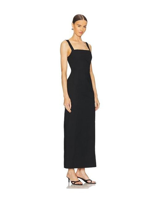 L'academie Black Renia Maxi Dress