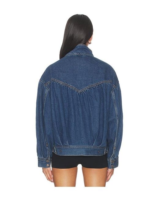 Levi's Blue Blouson Trucker