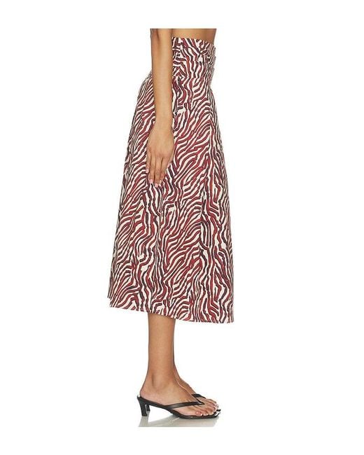 Proenza Schouler Red Nessa Skirt