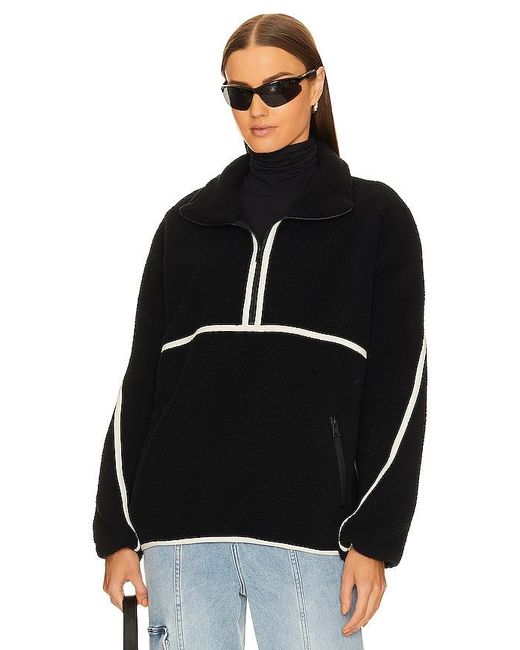 Lamarque Black Helsa Fleece Jacket