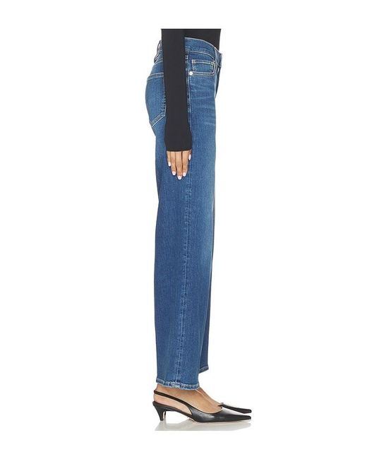 FRAME Blue Low Rise Le Slim Palazzo Jeans