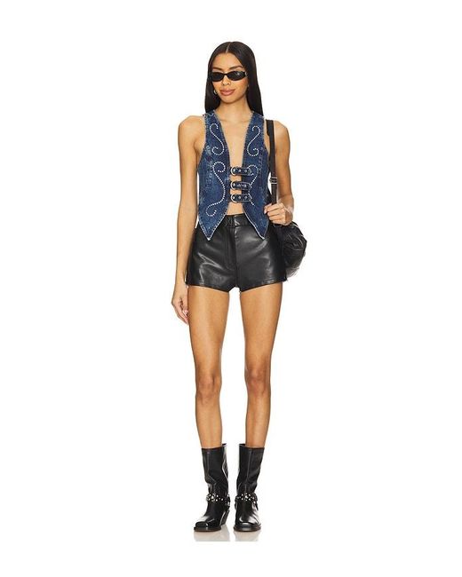 Urban Outfitters Blue Money Maker Top