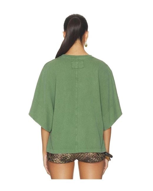 Free People Green X We The Free Atlas Dolman Tee