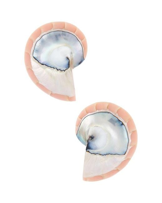 Julietta Blue X Revolve Nautilus Earrings