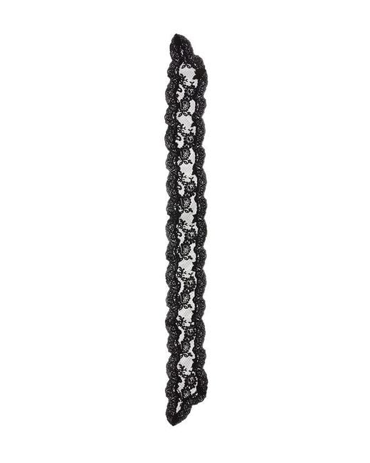 Zimmermann Black Lace Neck Scarf