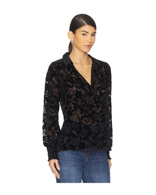 PAIGE Black Ginerva Blouse