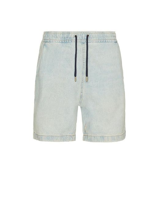 メンズ Guess Jogger Denim Shorts Blue