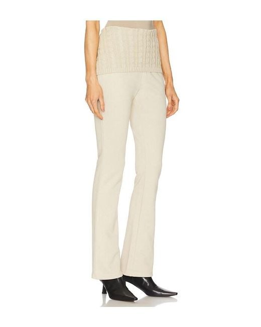 WeWoreWhat White Cable Rolled Pant