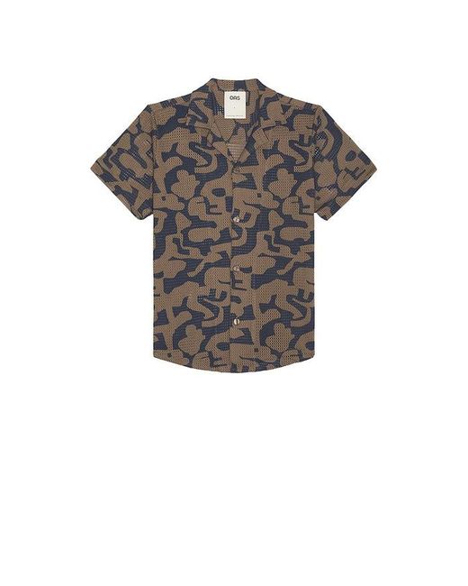 Oas Morel Puzzlotec Cuba Net Shirt in Black für Herren