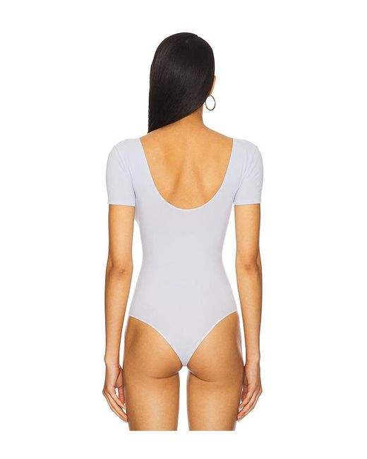 Commando Black Ballet Cap Sleeve Bodysuit