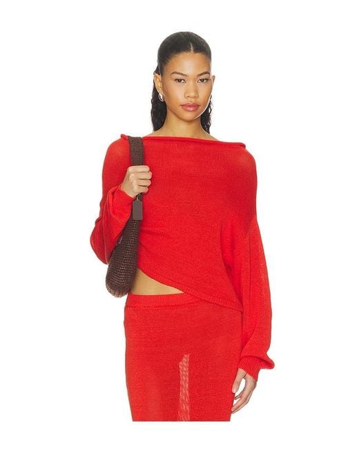 SER.O.YA Red Serafina Sweater
