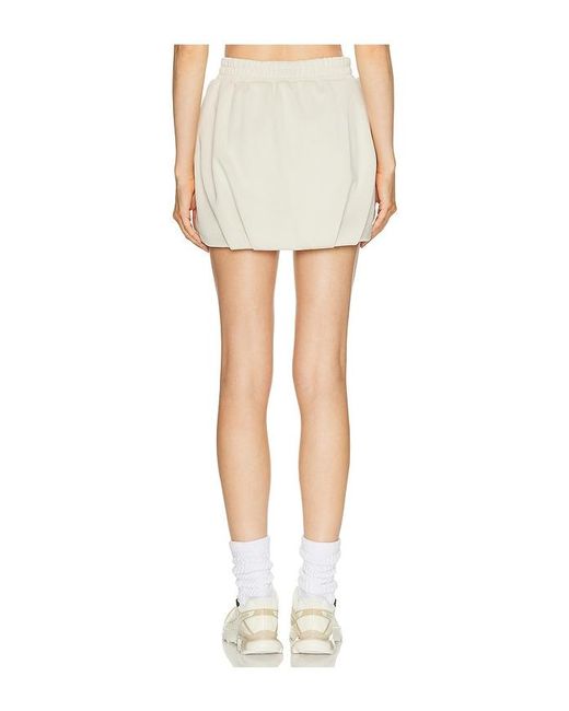 Gold Hinge White Luxesoft Bubble Skirt