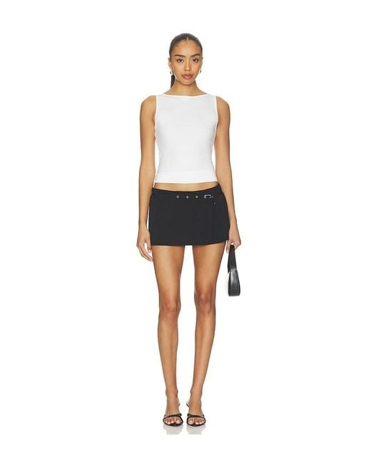 geel Blue Aria Belted Skirt