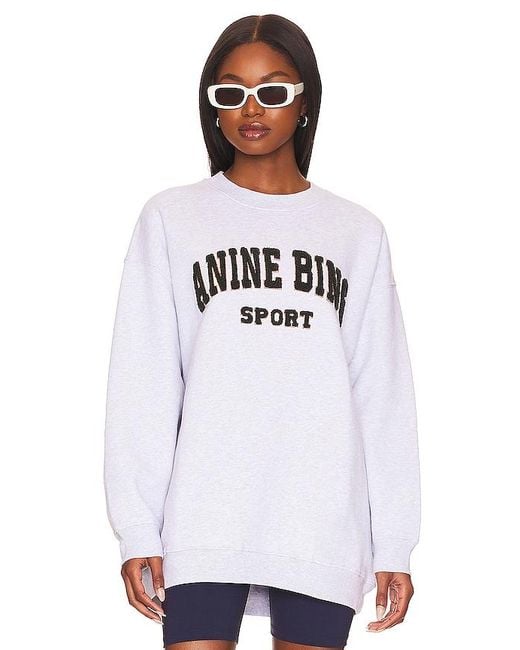 Anine Bing White Sport Tyler Sweatshirt