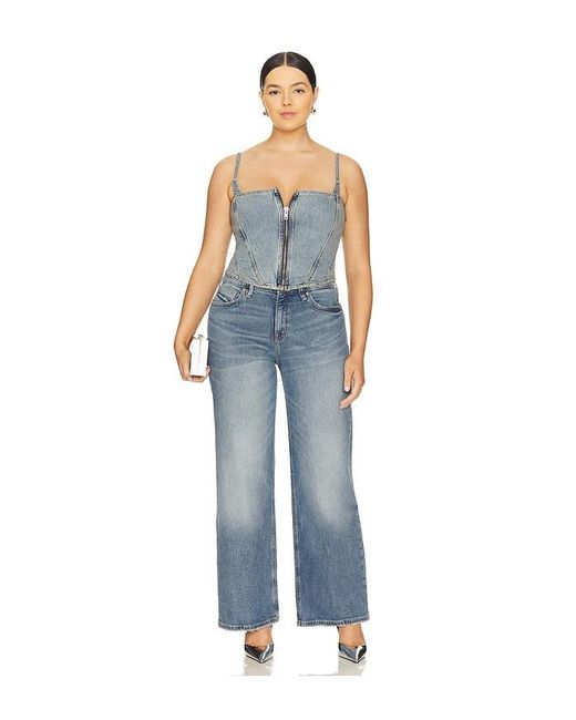 GOOD AMERICAN Blue Good Petite Ease Jeans