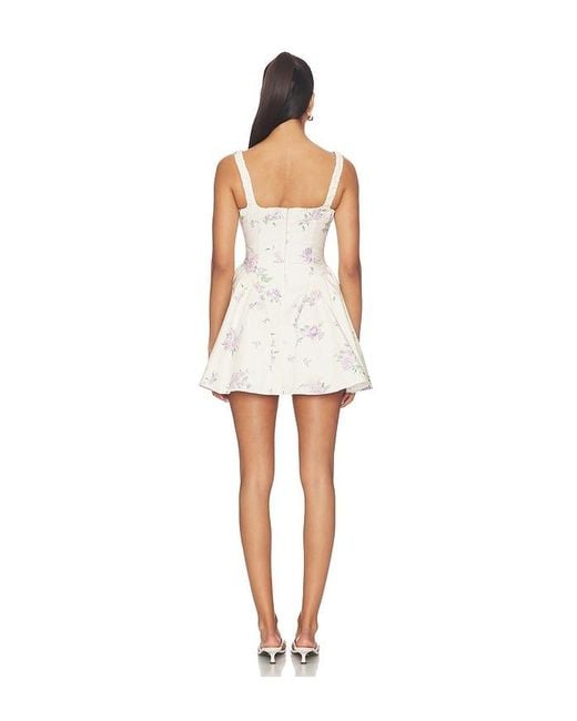 MAJORELLE White Pari Mini Dress