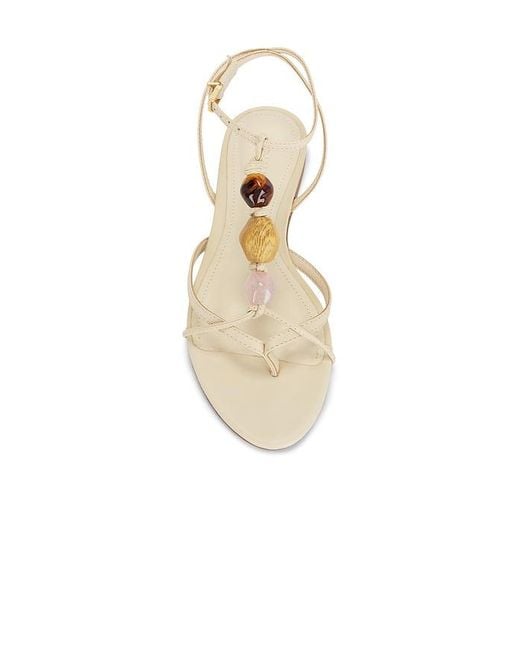 SCHUTZ SHOES White Amber Flat Sandal