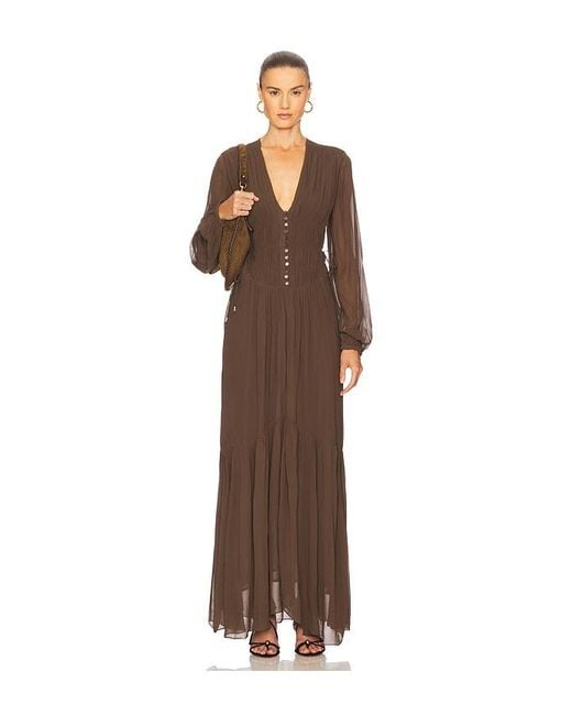 Isabel Marant Brown Kleid Briane